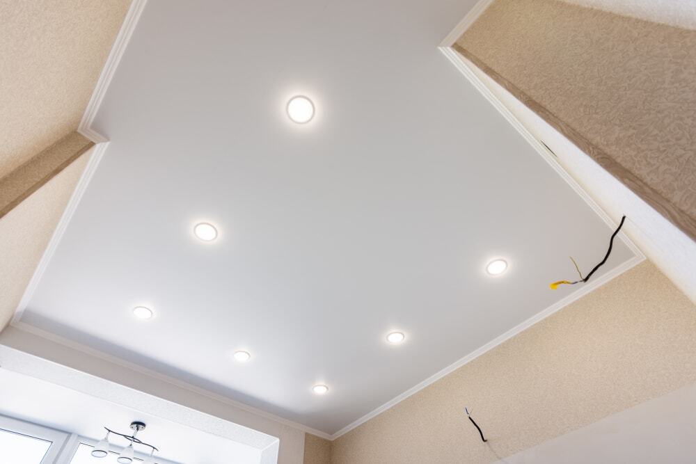 Ceiling lighting installation by Heron Ceilings for modern homes in Australia.