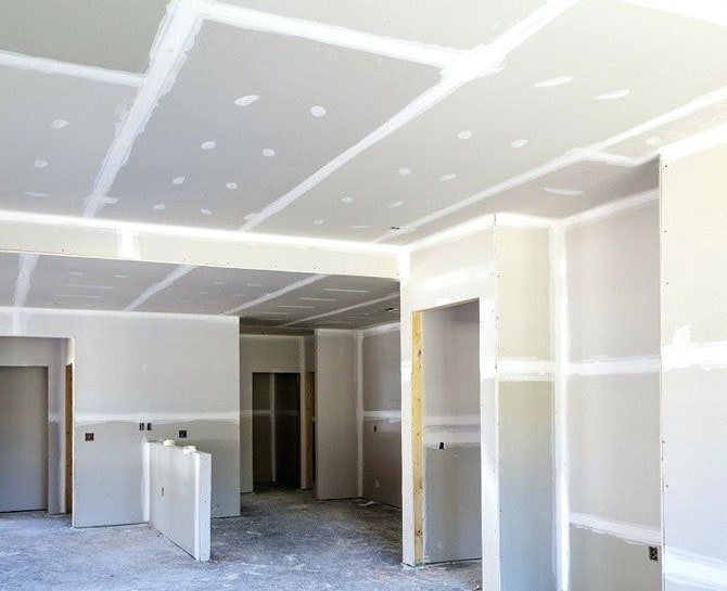 High-quality drywall ceiling work by Heron Ceilings in Sydney, showcasing precise construction and finishing.